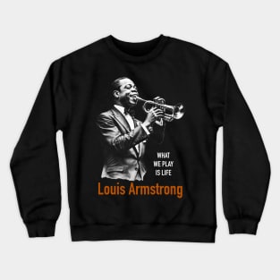 Louis Armstrong silhouette Crewneck Sweatshirt